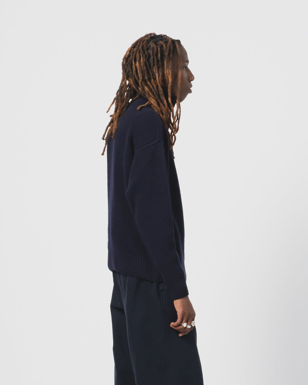Fly Deck Sweater Yarn Delta Navy