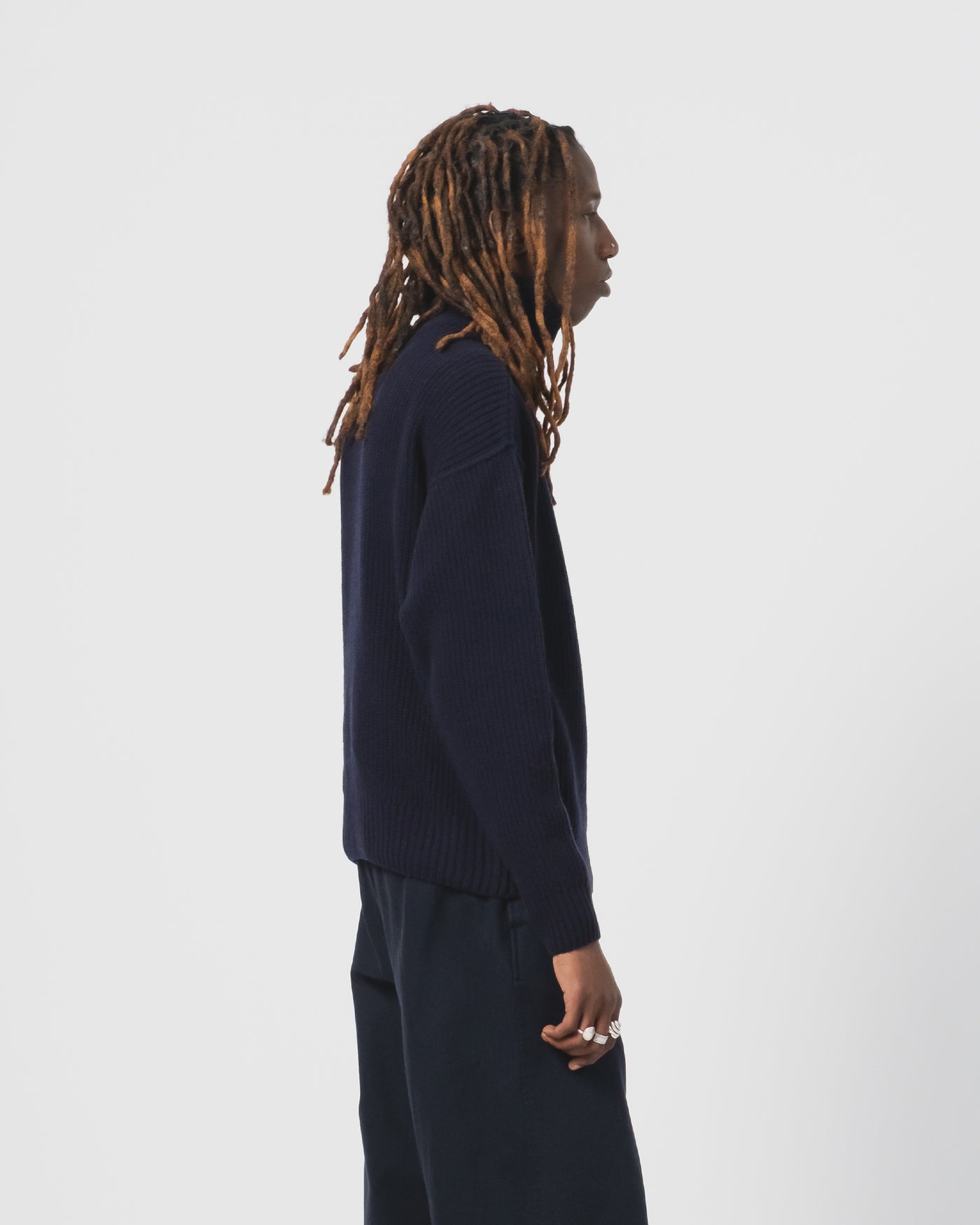 Fly Deck Sweater Yarn Delta Navy