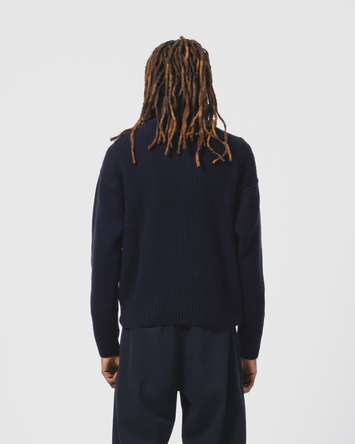 Fly Deck Sweater Yarn Delta Navy