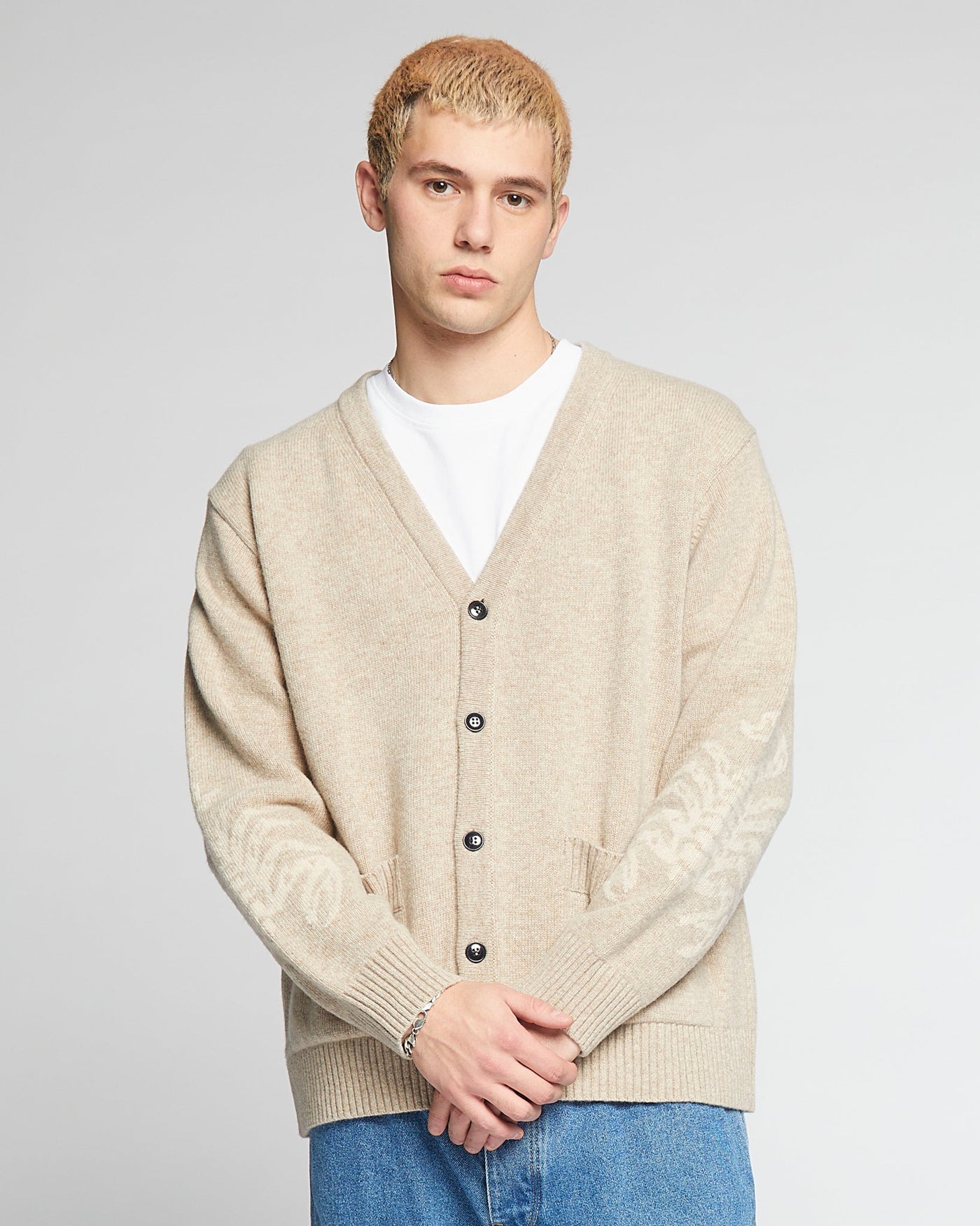 Scorpio Cardigan Delta Oatmeal