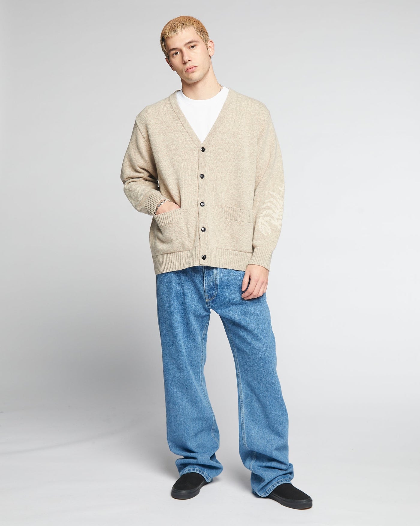 Scorpio Cardigan Delta Oatmeal
