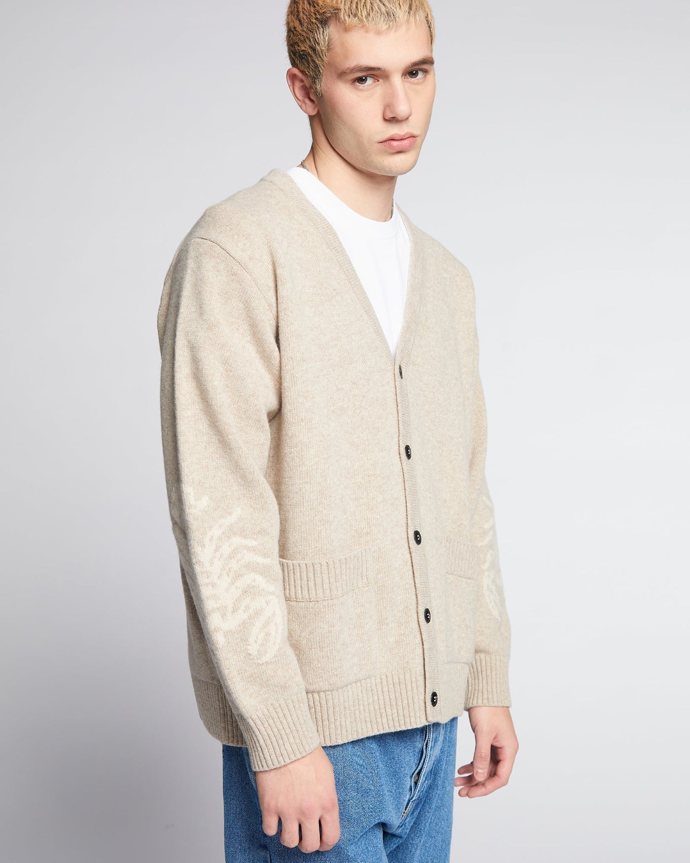 Scorpio Cardigan Delta Oatmeal