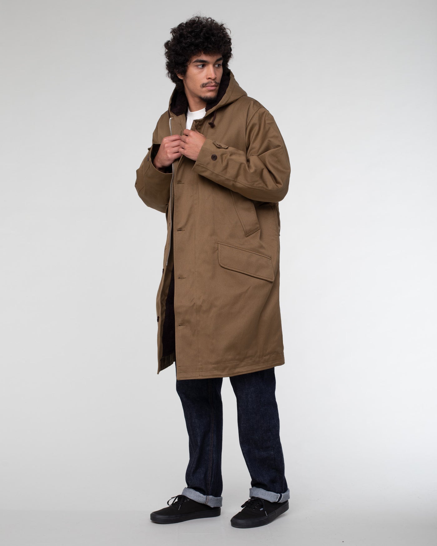 Deck Coat Bedford Cords Drap