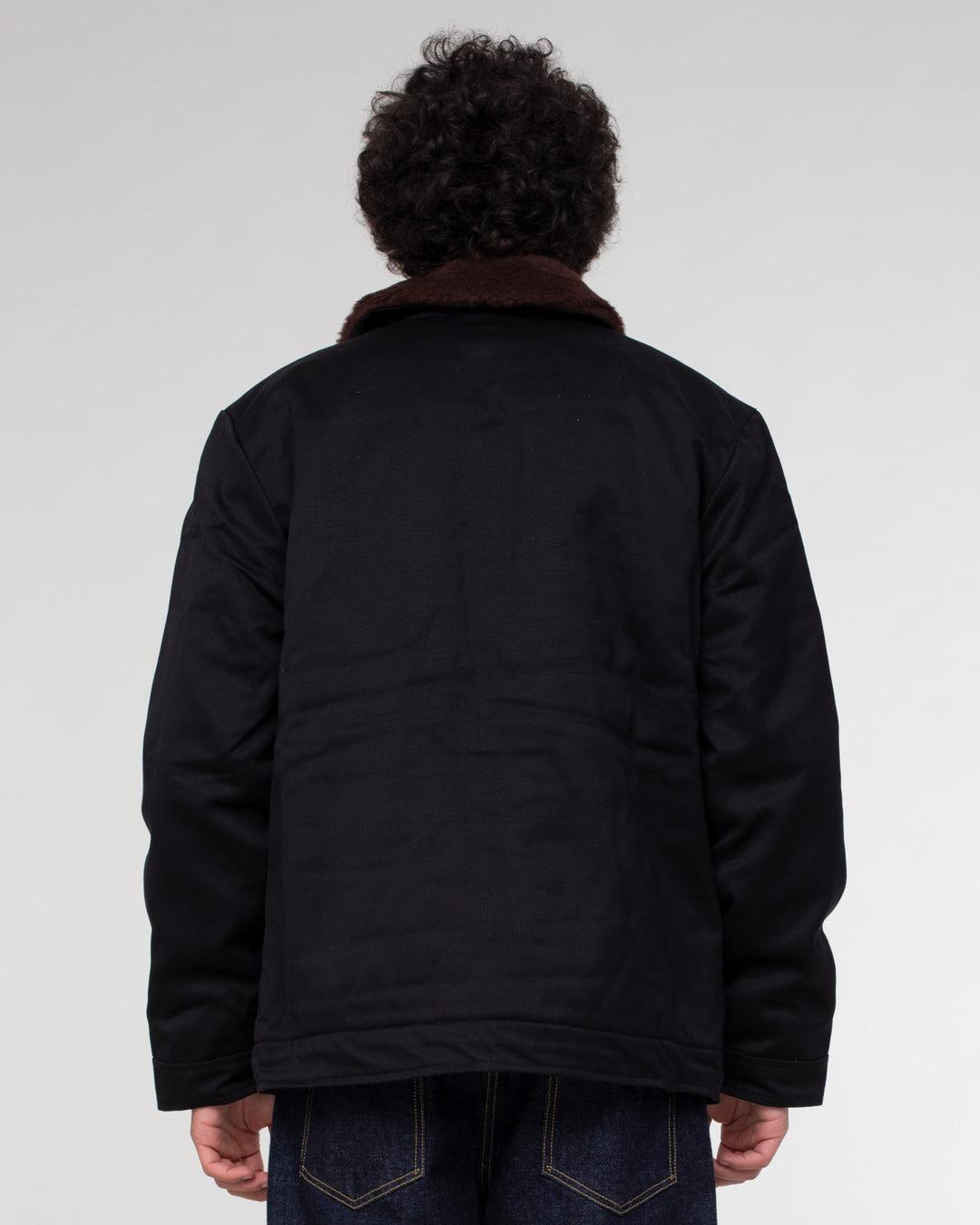 Deck Jacket Bedford Cords Black