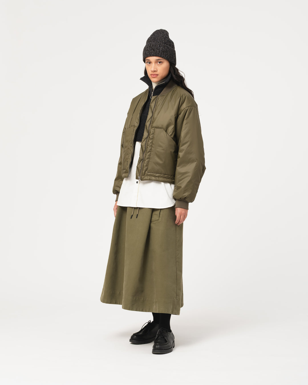 B52 Bomber Jacket Fury Nylon Avocado