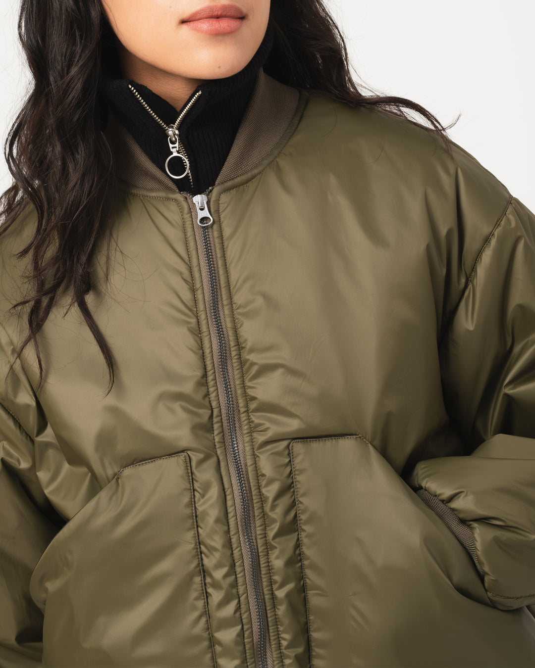 B52 Bomber Jacket Fury Nylon Avocado