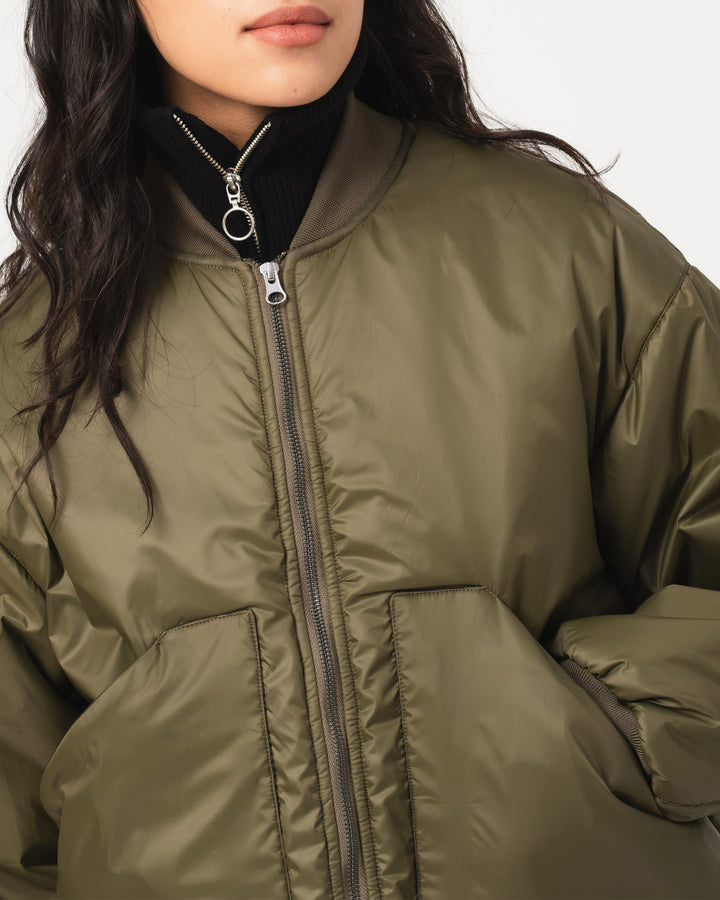 B52 Bomber Jacket Fury Nylon Avocado