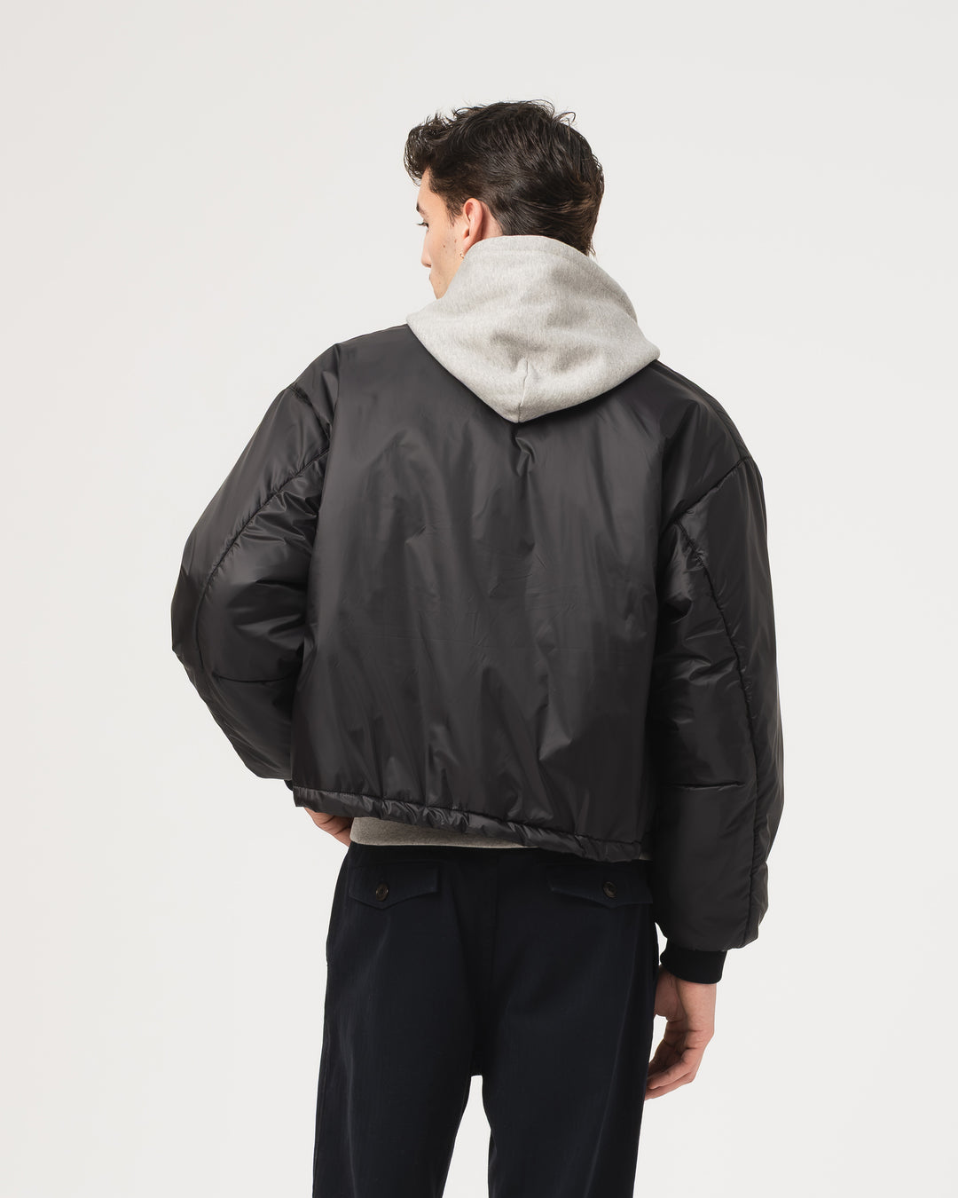 B52 Bomber Jacket Fury Nylon Black