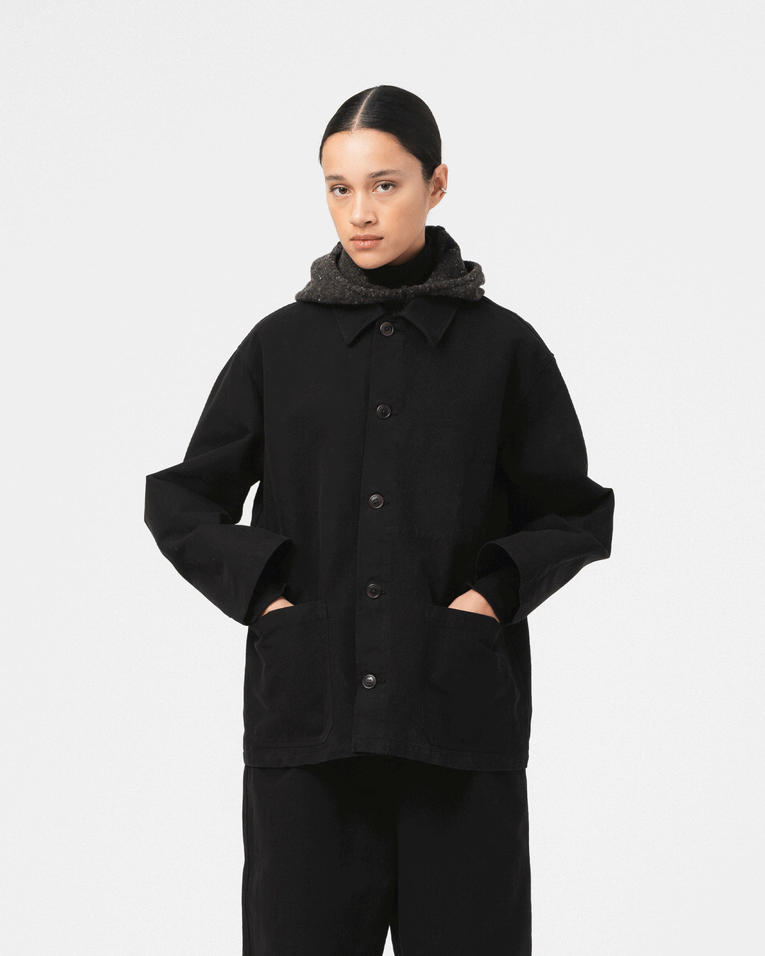 Coach Jacket Nebraska Cotton Black