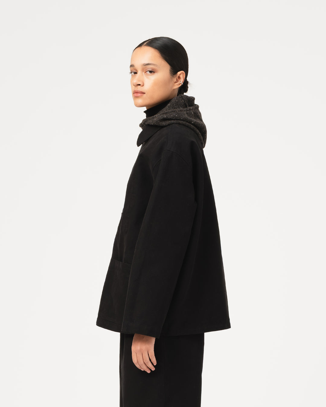 Coach Jacket Nebraska Cotton Black