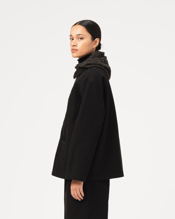 Coach Jacket Nebraska Cotton Black