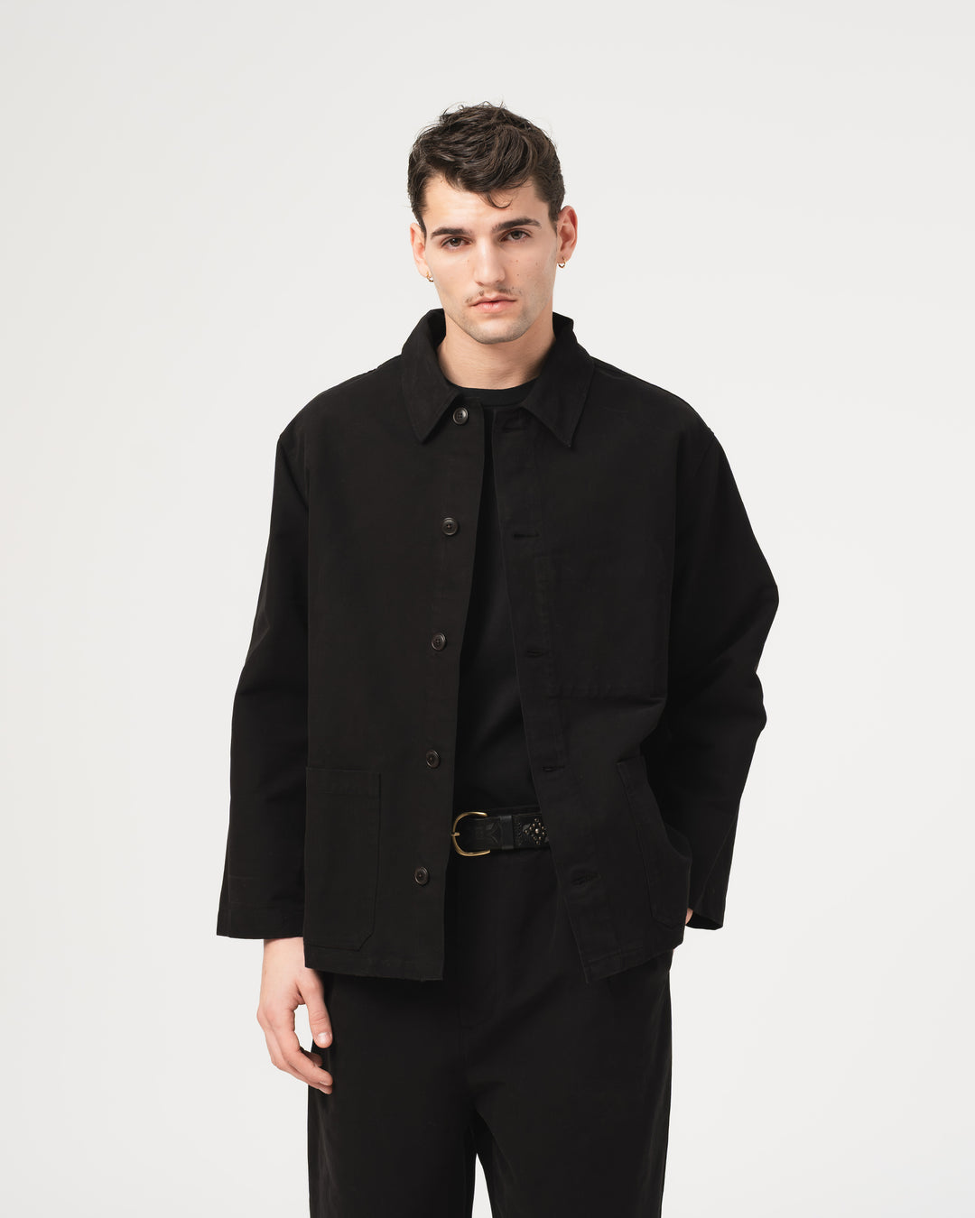 Coach Jacket Nebraska Cotton Black