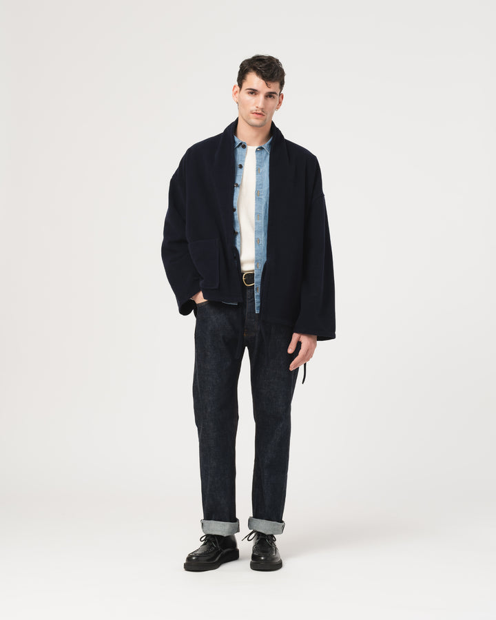 Meiji Kimono Pachuca Wool Navy