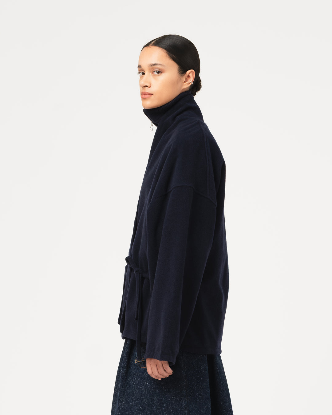 Meiji Kimono Pachuca Wool Navy
