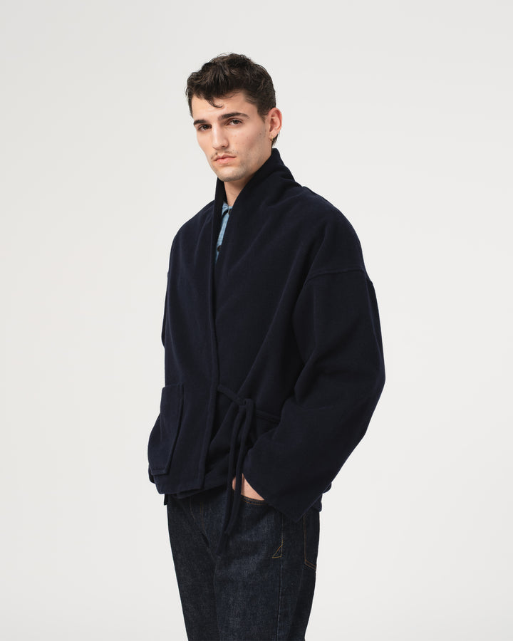 Meiji Kimono Pachuca Wool Navy