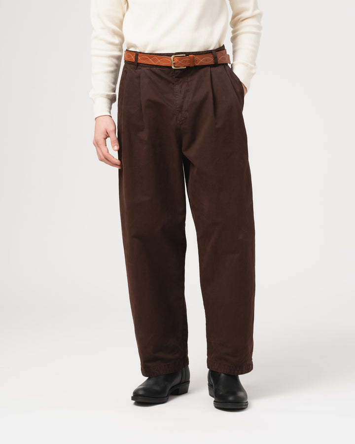 Ambassador Pants Gabardine Satin Ebony