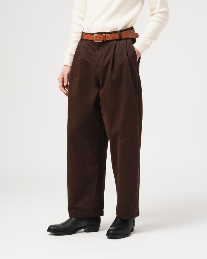Ambassador Pants Gabardine Satin Ebony