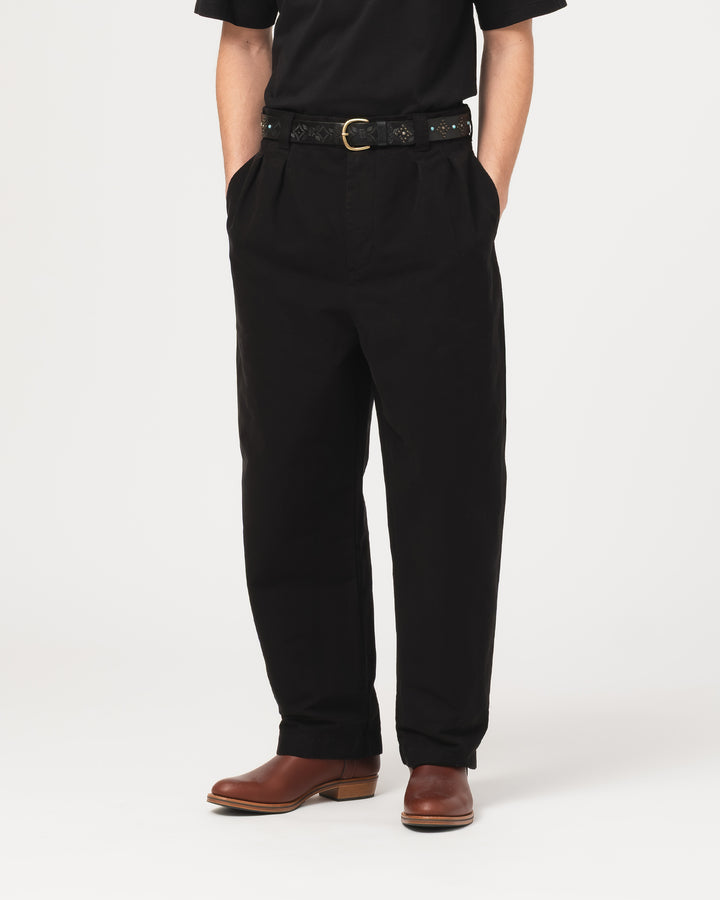 Officer Chino Nebraska Cotton Black