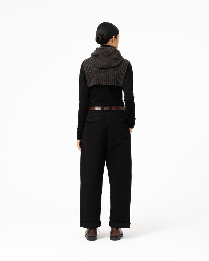 Officer Chino Nebraska Cotton Black