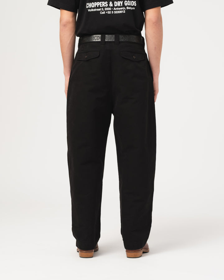 Officer Chino Nebraska Cotton Black