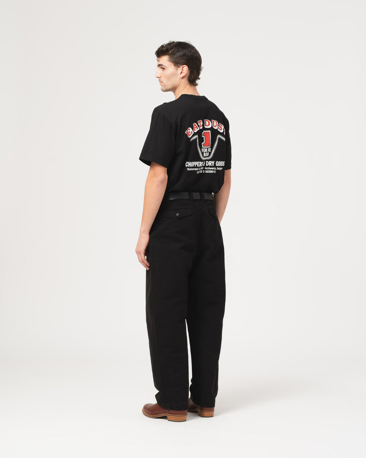 Officer Chino Nebraska Cotton Black