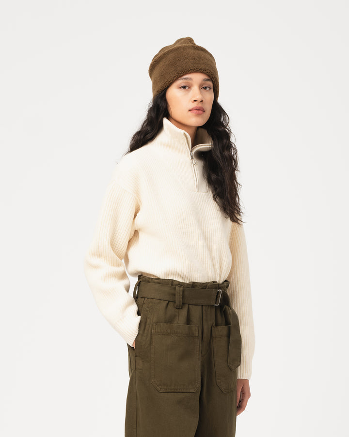 Skully Hat Aviator Fleece Shitake