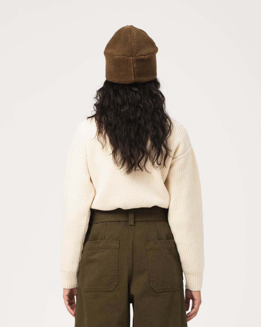 Skully Hat Aviator Fleece Shitake