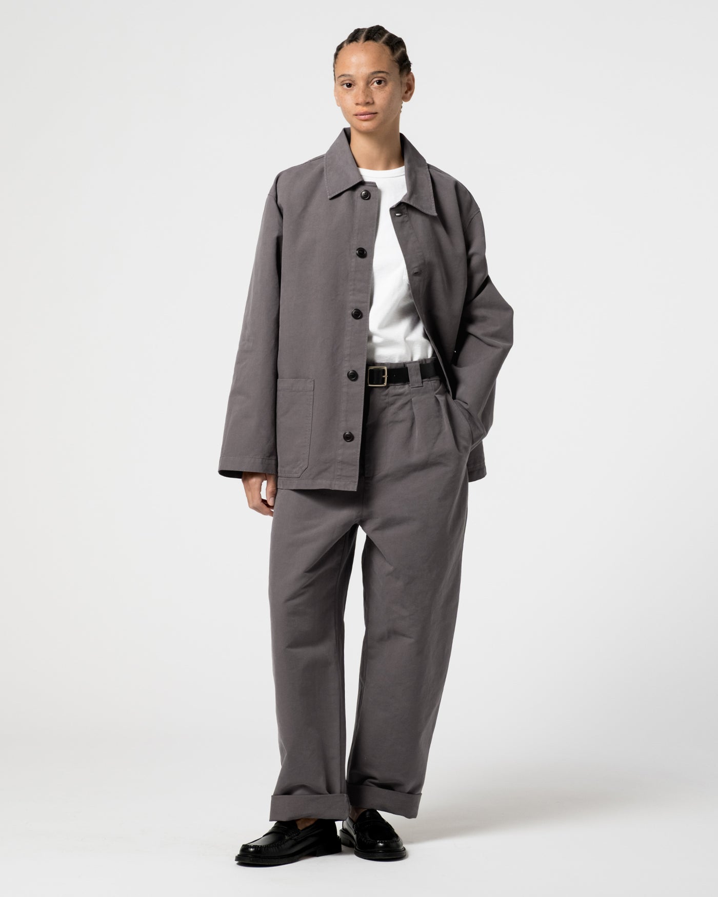 Coach Jacket Nebraska Cotton Charcoal