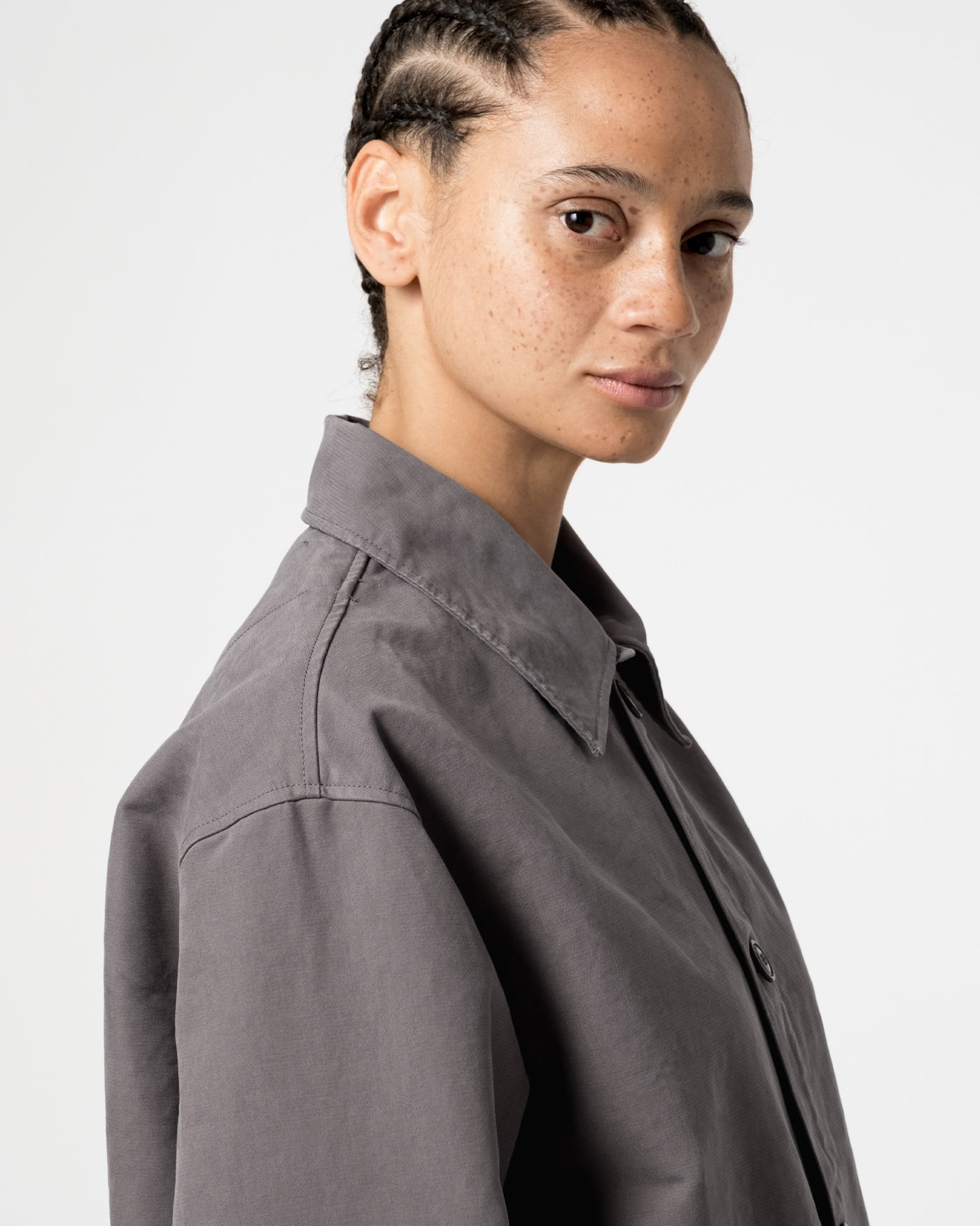 Coach Jacket Nebraska Cotton Charcoal