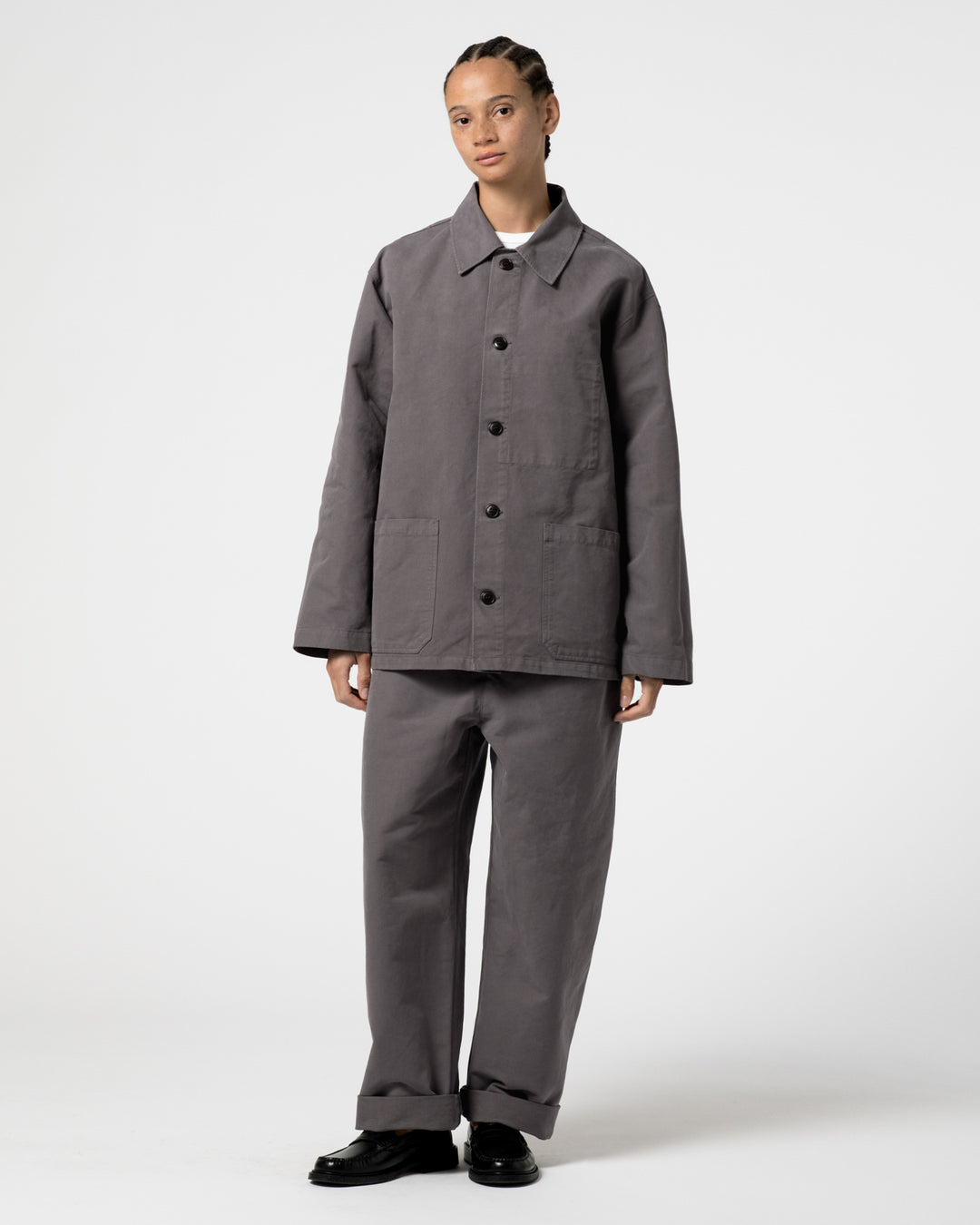 Coach Jacket Nebraska Cotton Charcoal