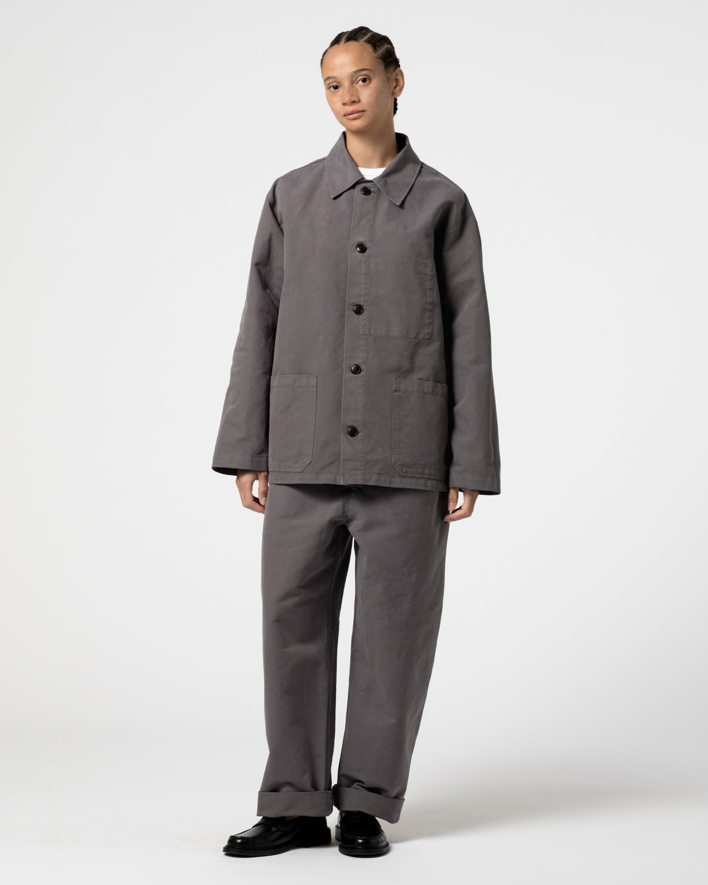 Coach Jacket Nebraska Cotton Charcoal