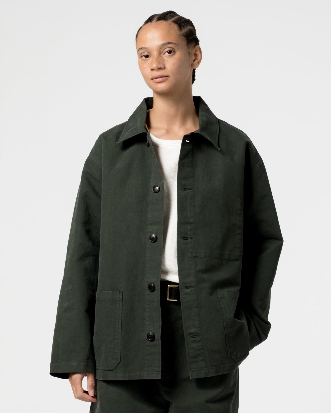 Coach Jacket Nebraska Cotton Forest Green