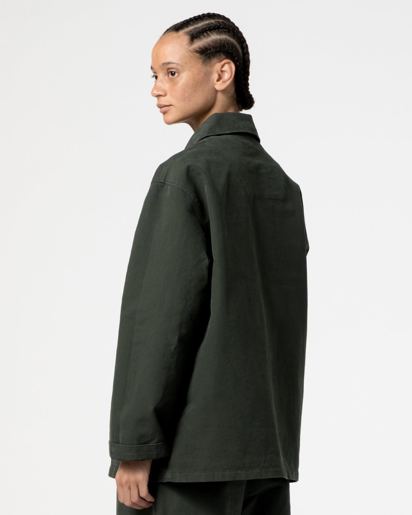 Coach Jacket Nebraska Cotton Forest Green