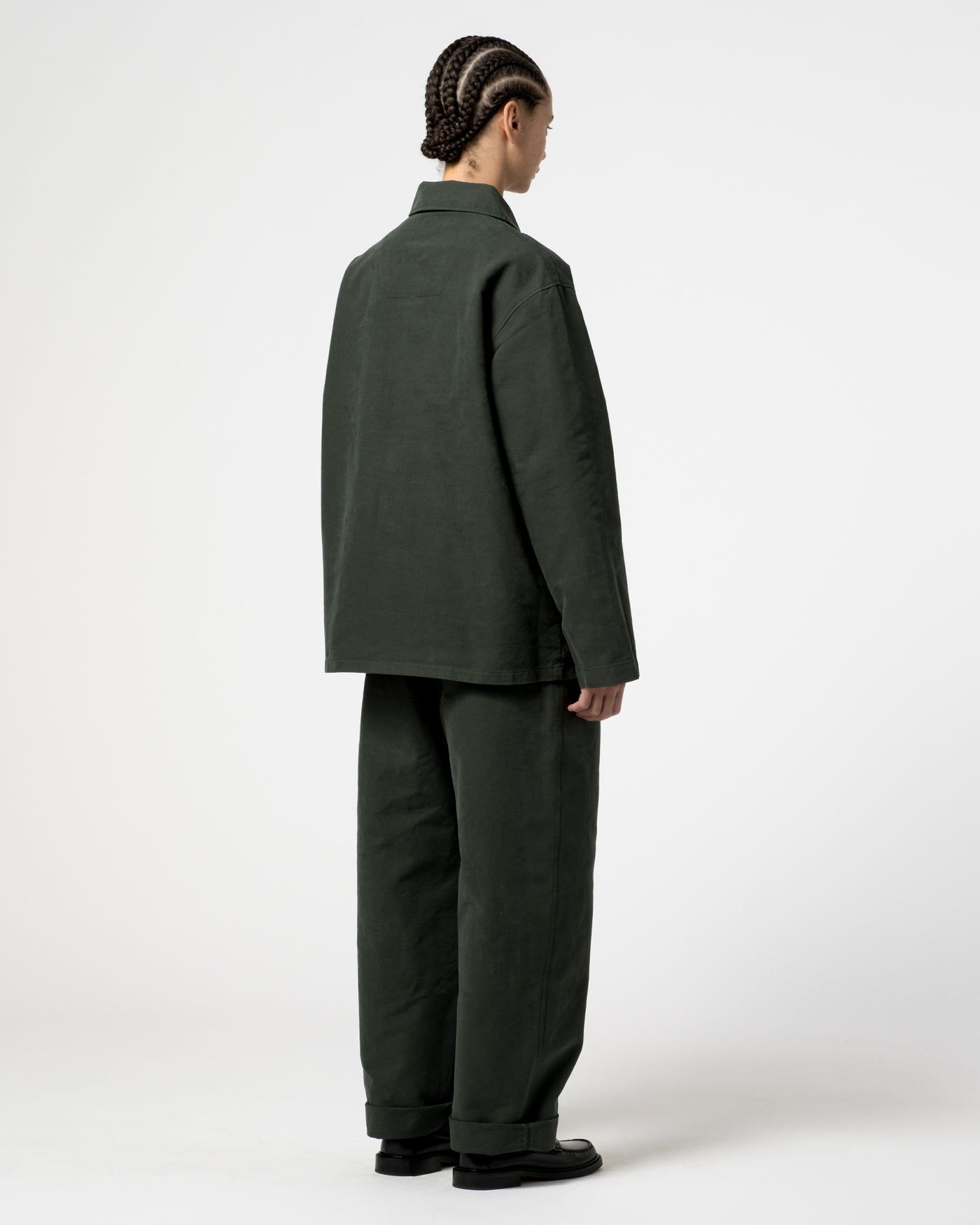 Coach Jacket Nebraska Cotton Forest Green