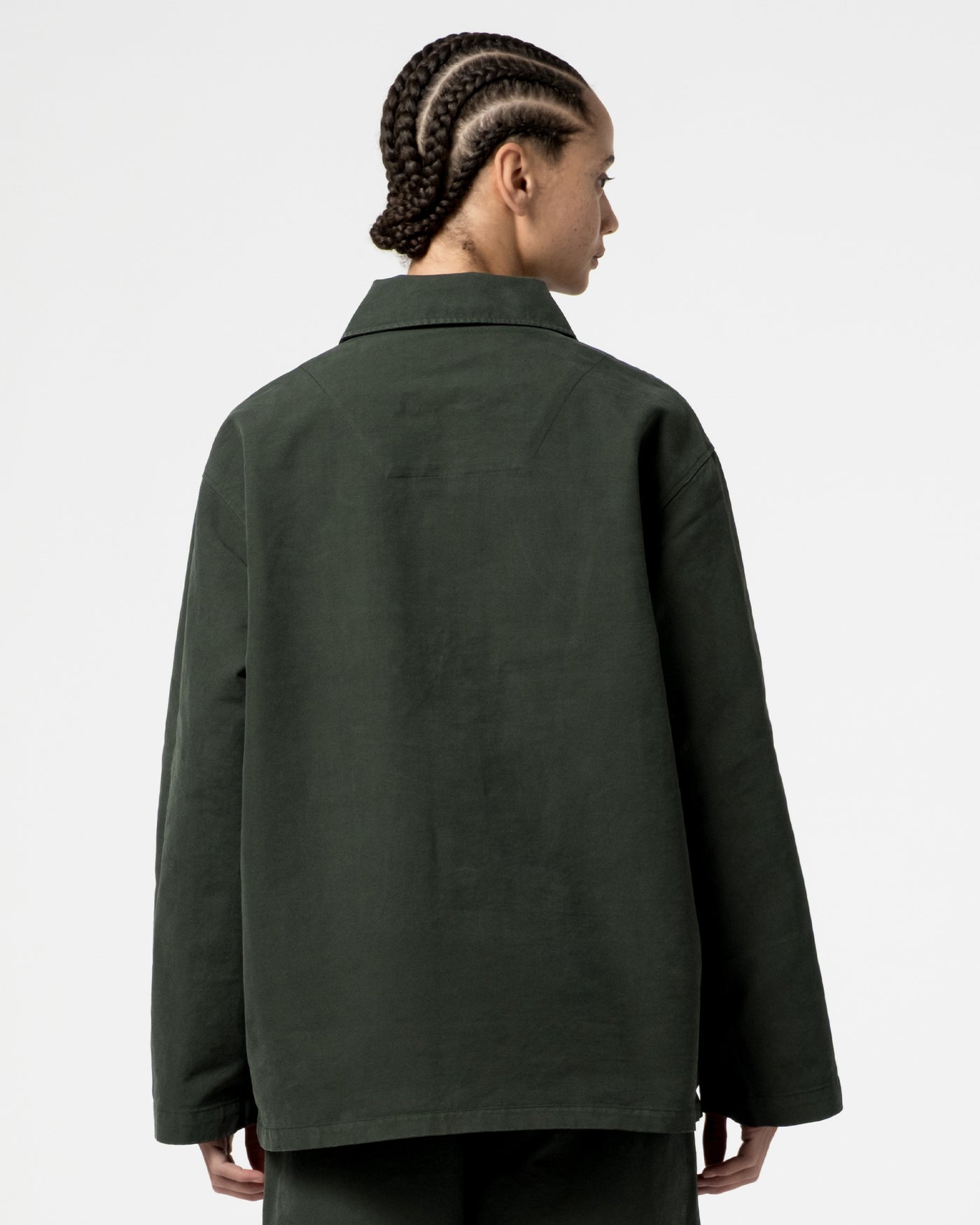 Coach Jacket Nebraska Cotton Forest Green
