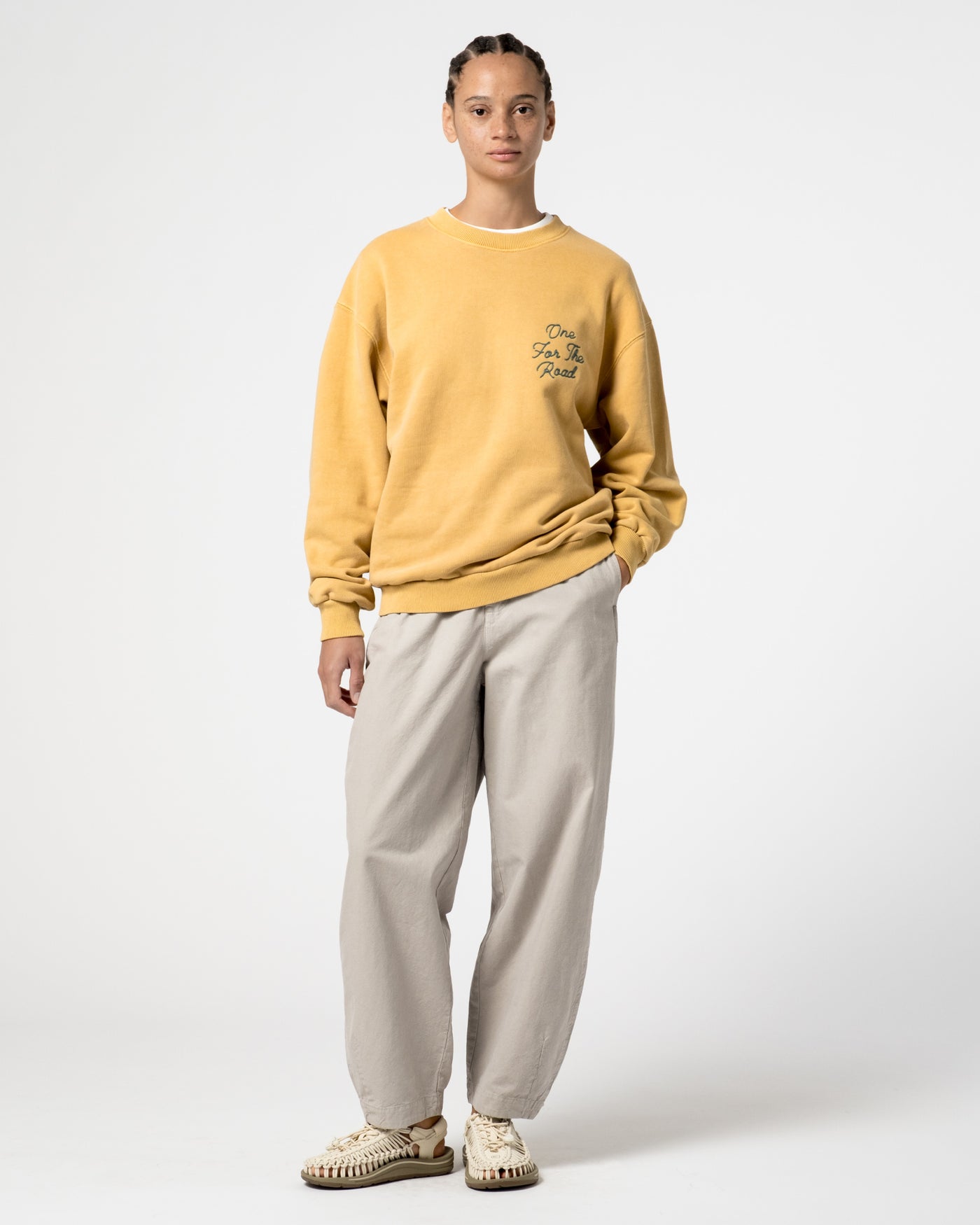 Detroit Sweater Basic Fleece Honey