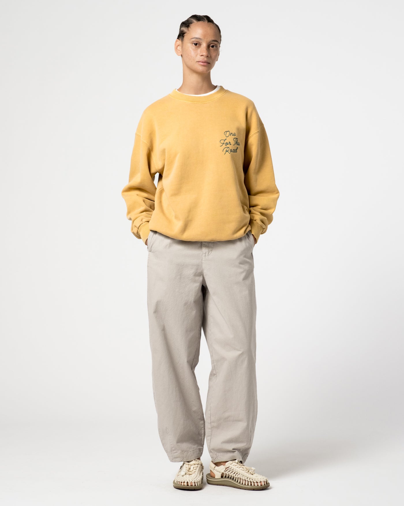 Detroit Sweater Basic Fleece Honey