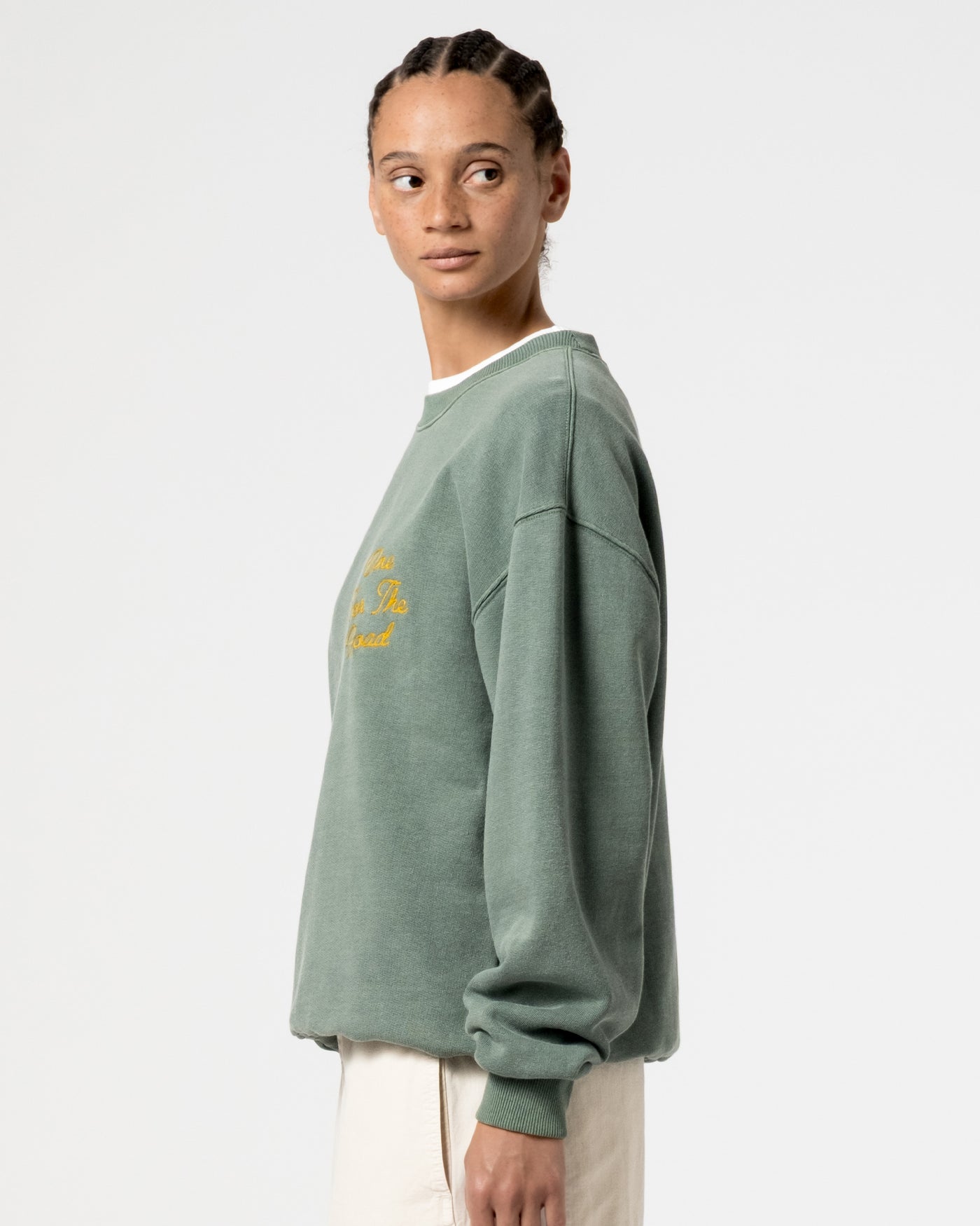 Detroit Sweater Basic Fleece Juniper