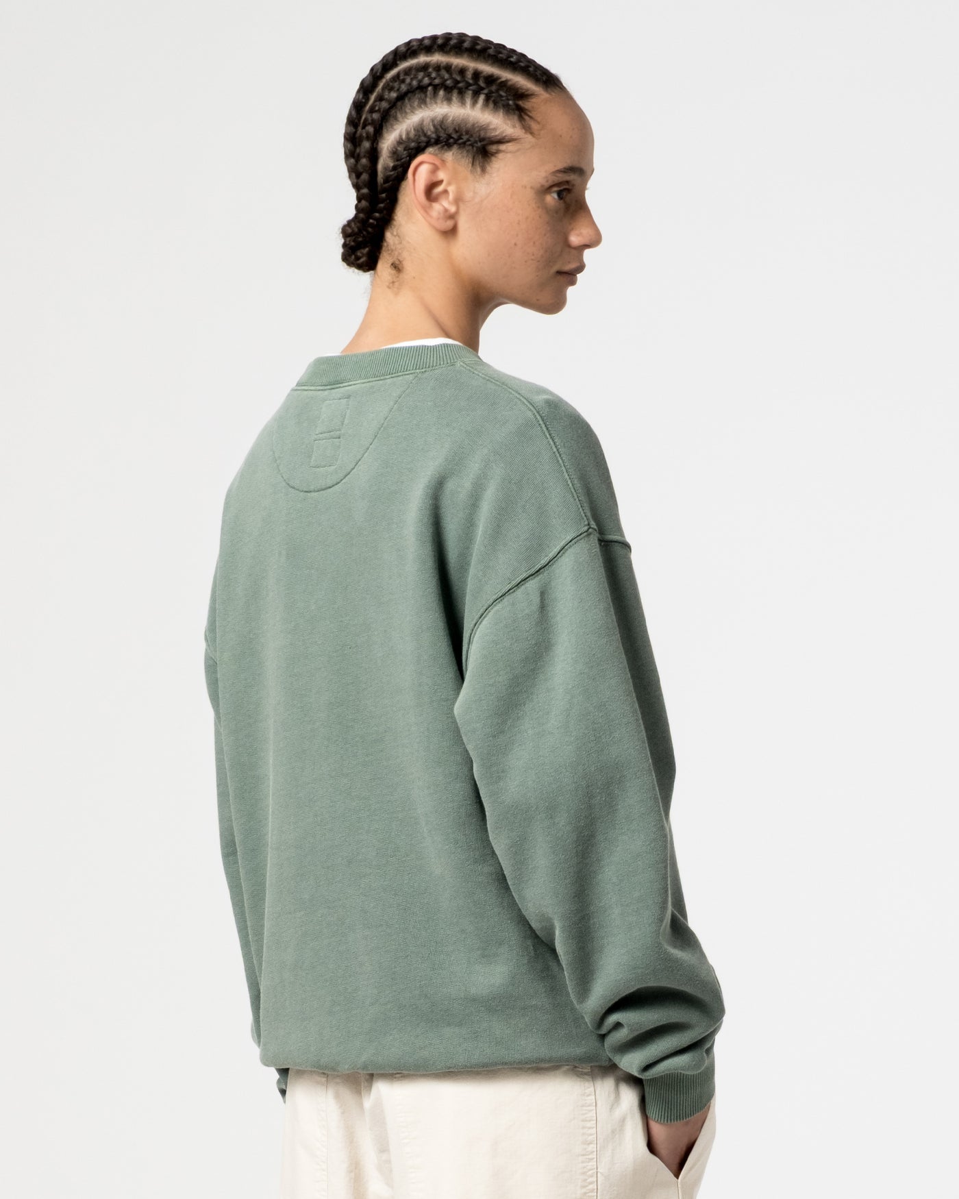 Detroit Sweater Basic Fleece Juniper