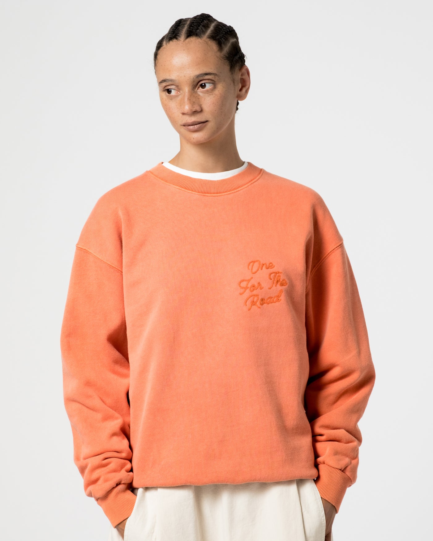 Detroit Sweater Basic Fleece Tangerine