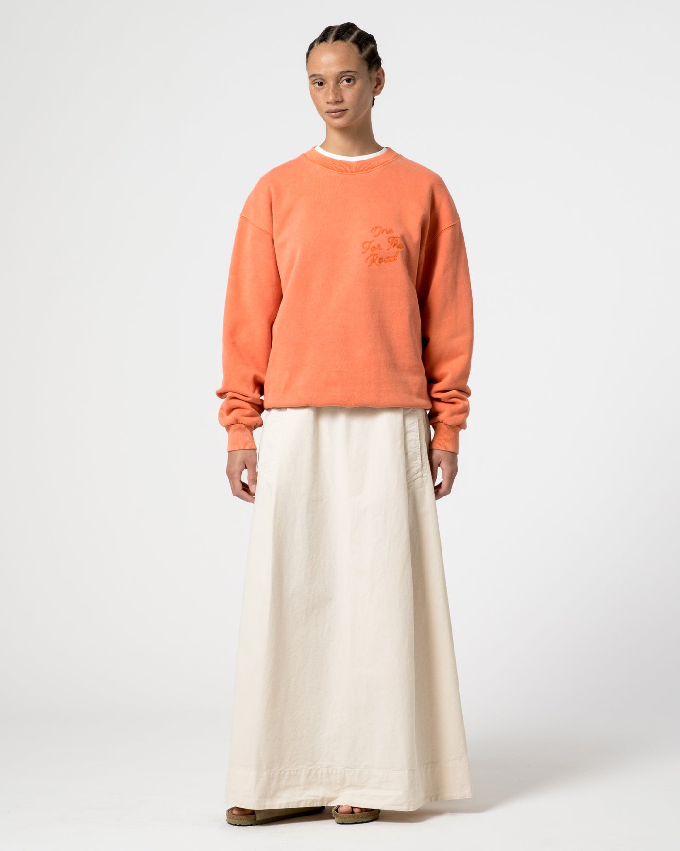 Detroit Sweater Basic Fleece Tangerine