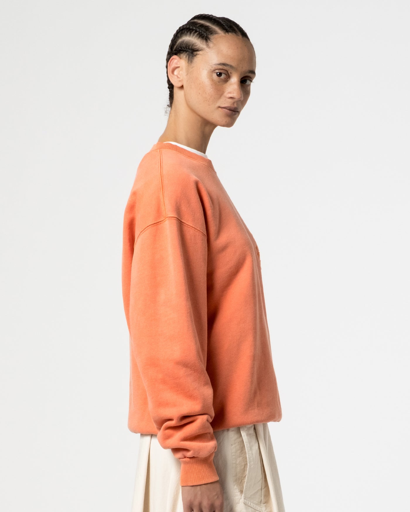 Detroit Sweater Basic Fleece Tangerine
