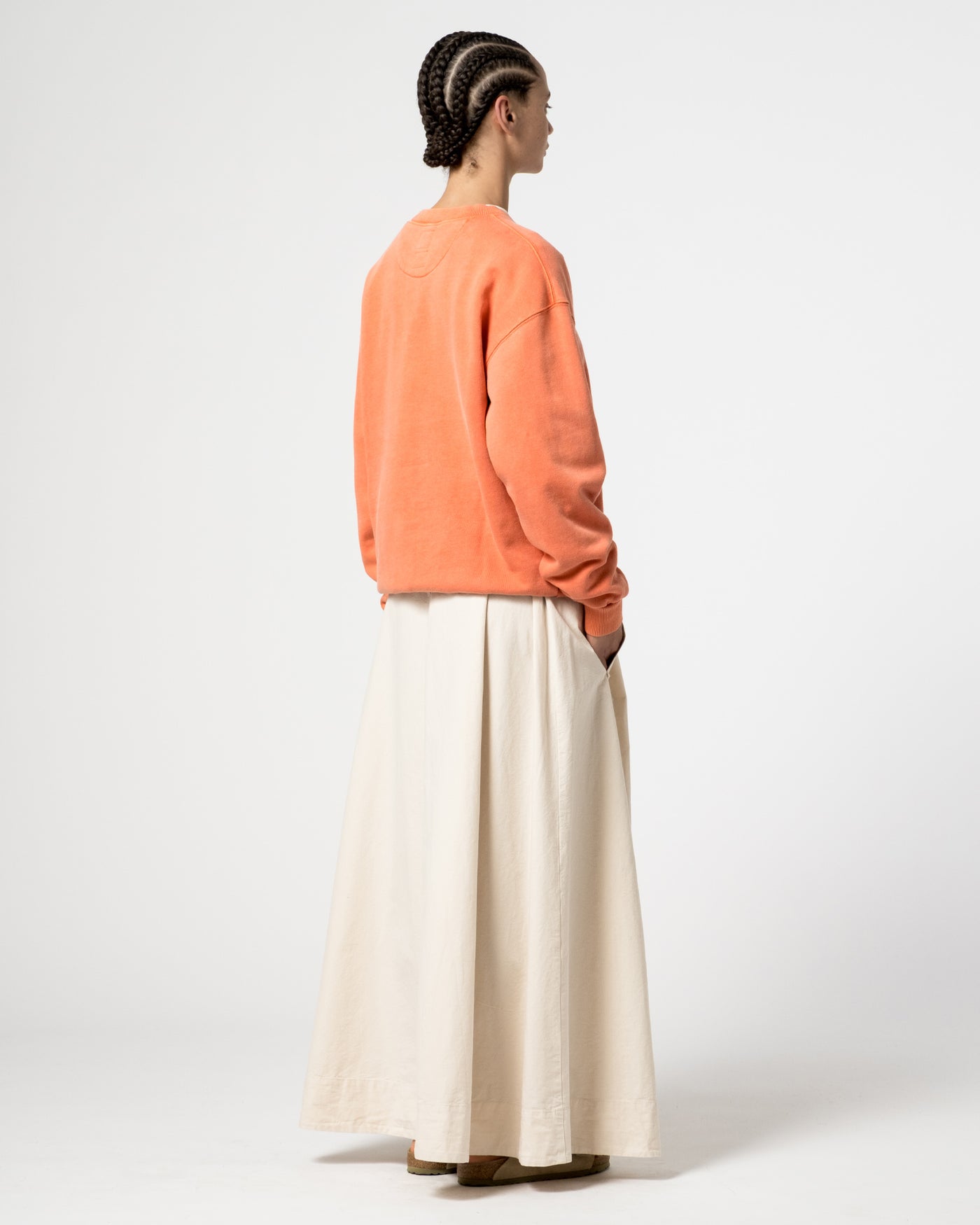 Detroit Sweater Basic Fleece Tangerine