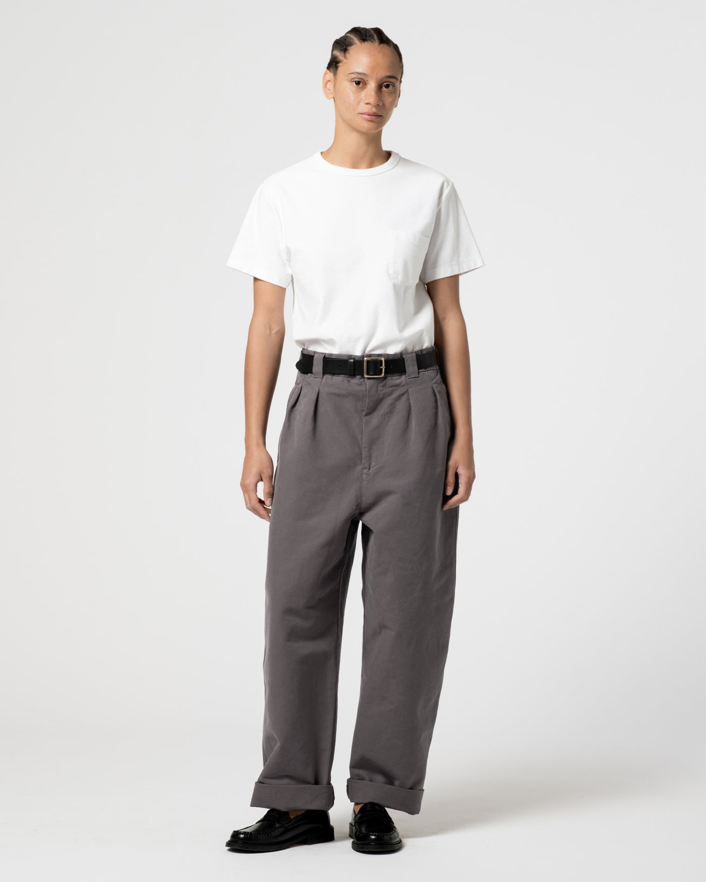 Officer Chino Nebraska Cotton Charcoal