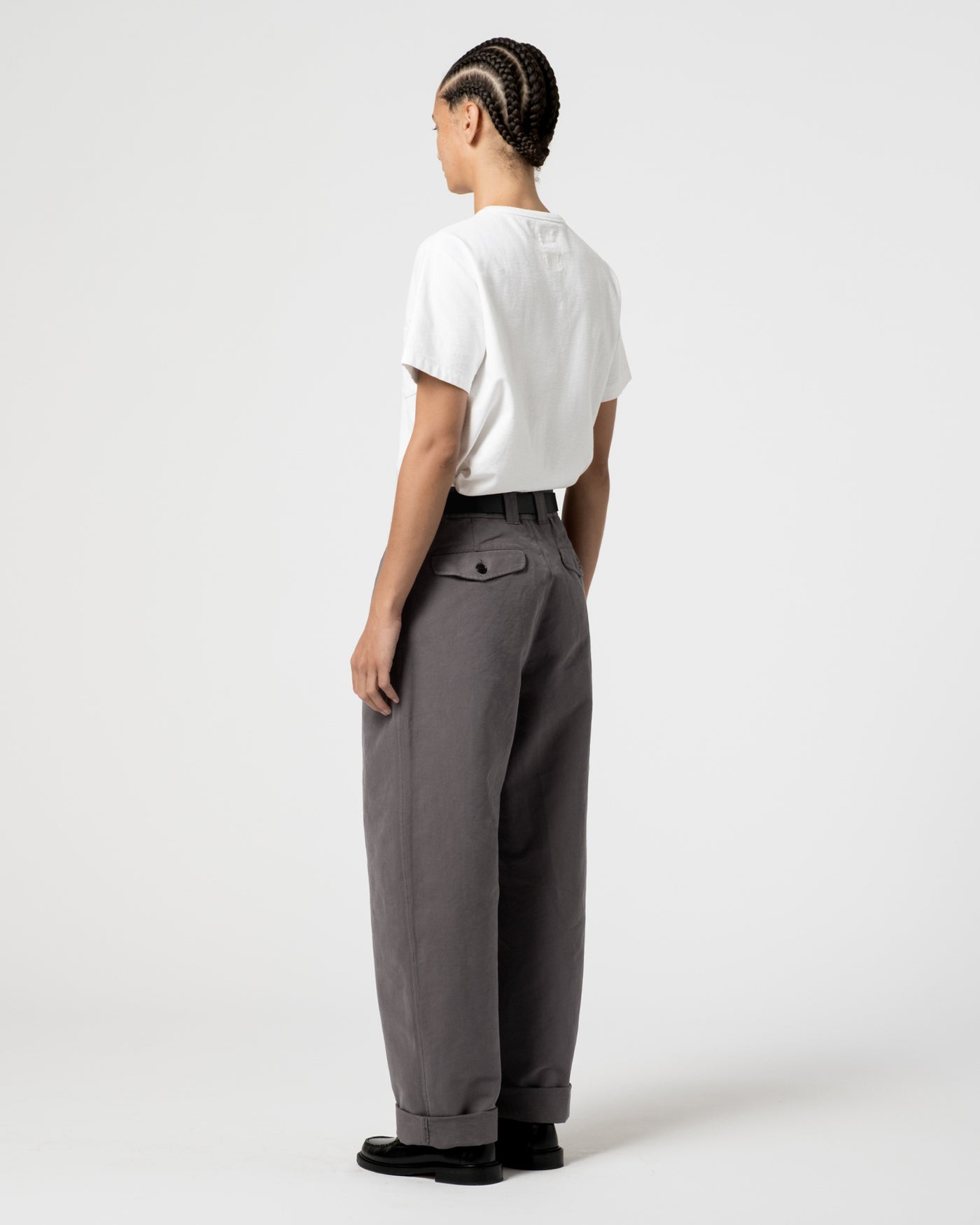 Officer Chino Nebraska Cotton Charcoal