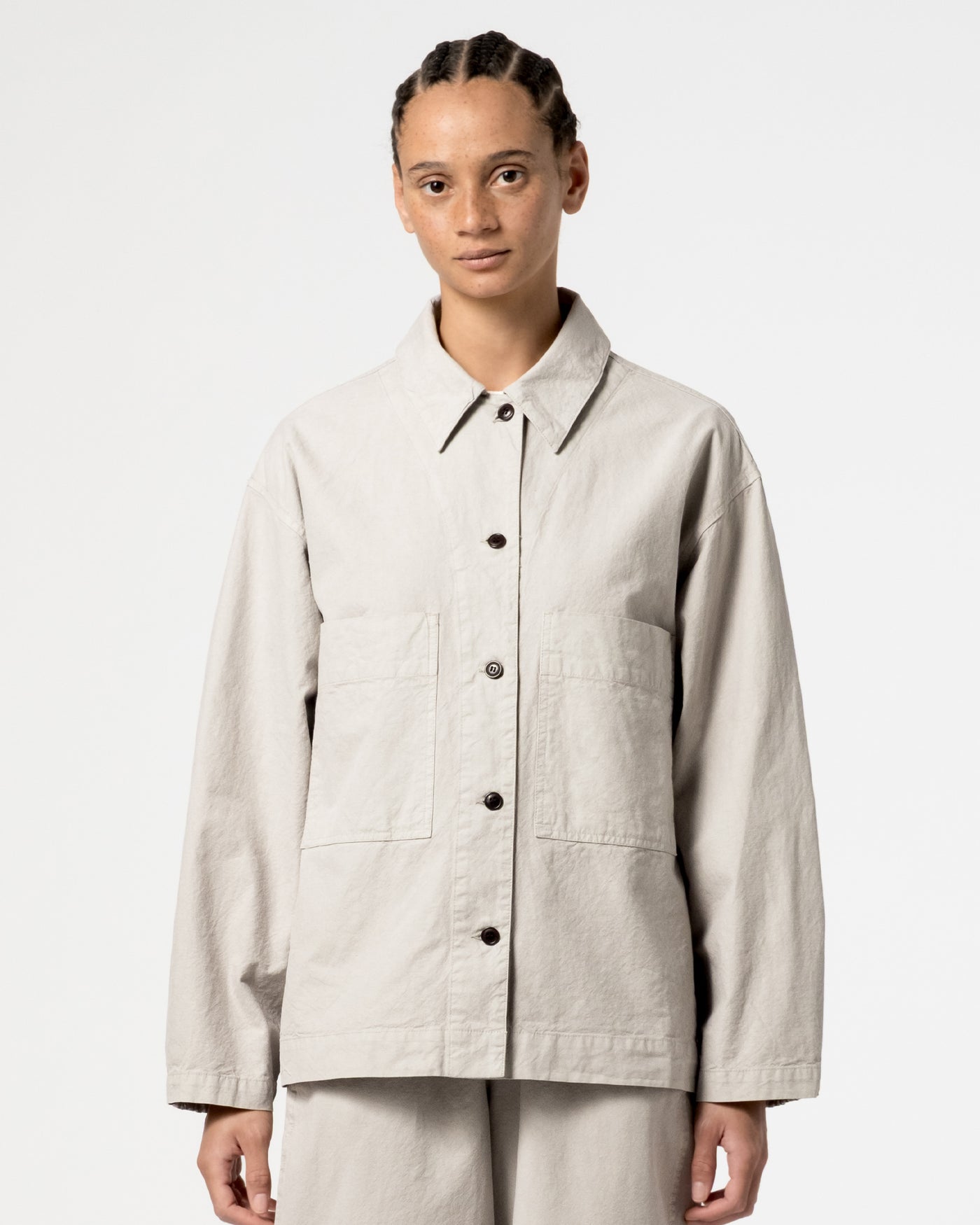 G.o.D Picasso Shirt Cotton Linen Oyster