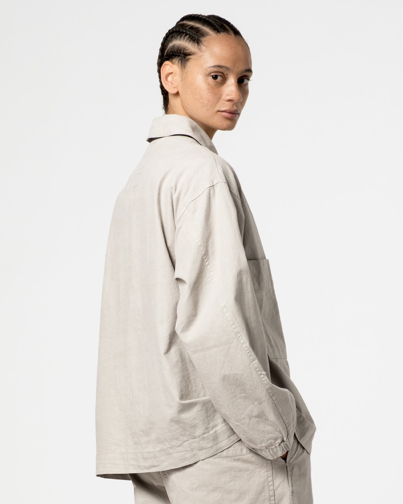 G.o.D Picasso Shirt Cotton Linen Oyster