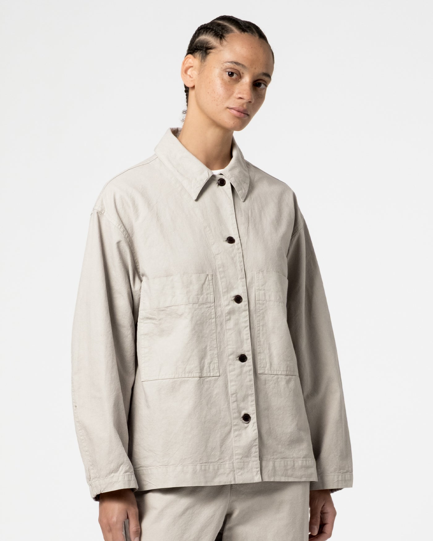 G.o.D Picasso Shirt Cotton Linen Oyster