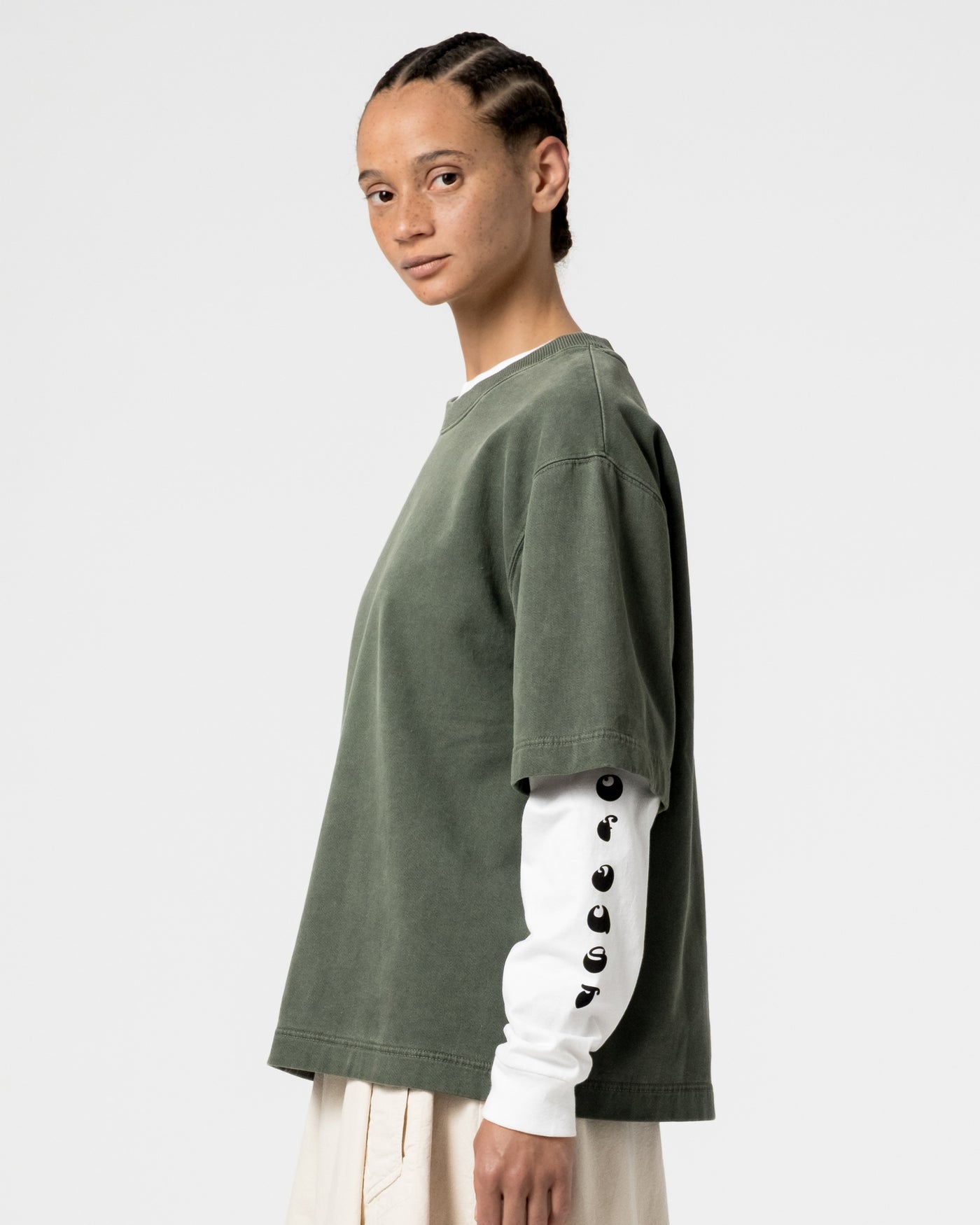 Power T Twill Jersey Forest Green