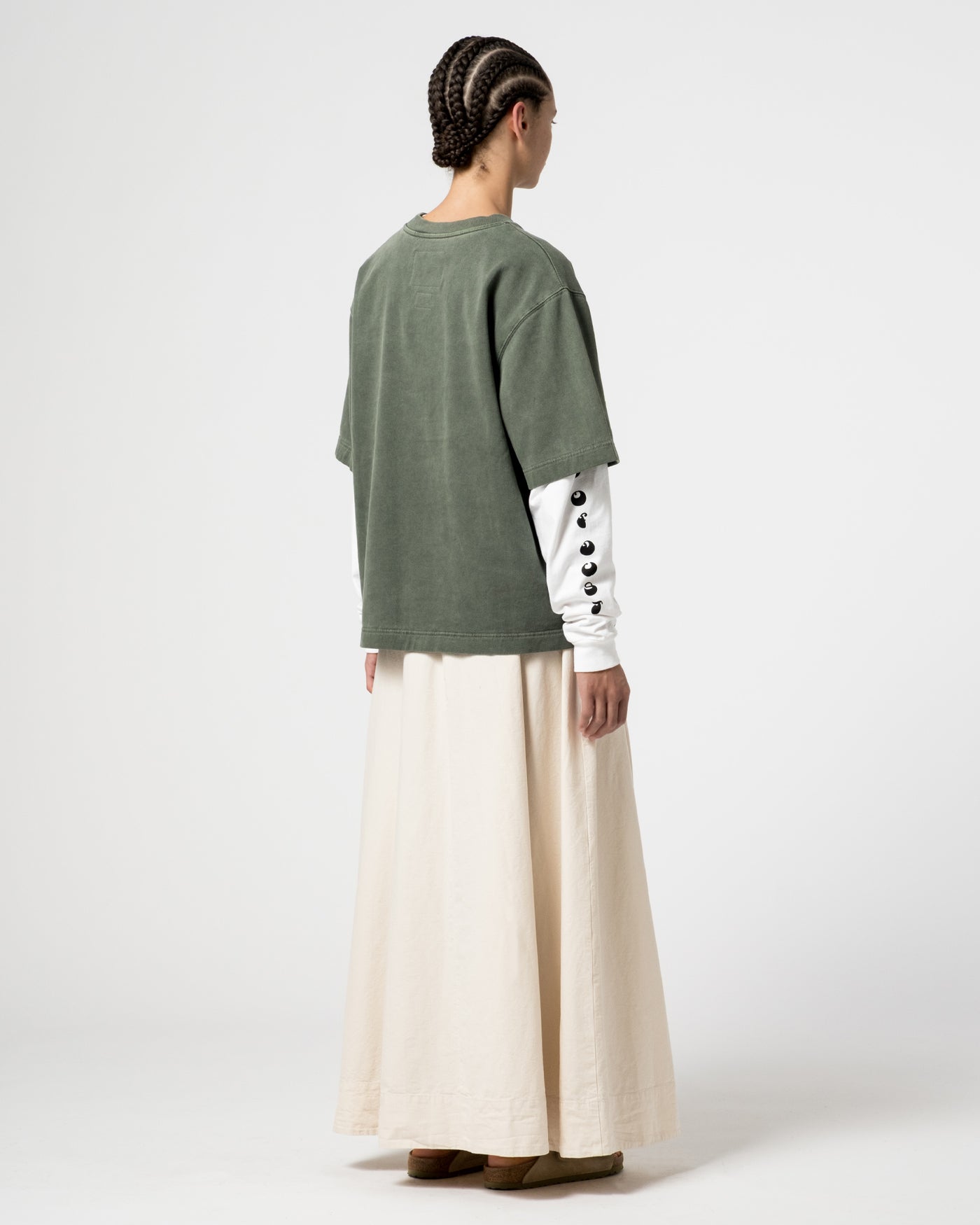 Power T Twill Jersey Forest Green